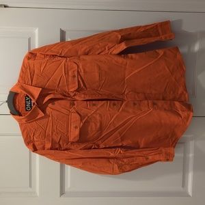 ONLY NY ORANGE BUTTON DOWN SHIRT SIZE S